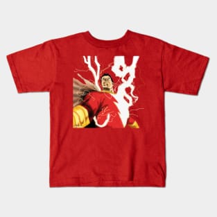 Shazam! magi hero Kids T-Shirt